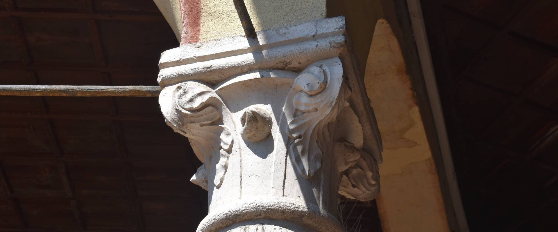 Capitello loggiato piano nobile casa Romei Ferrara foto di Nicola Quirico